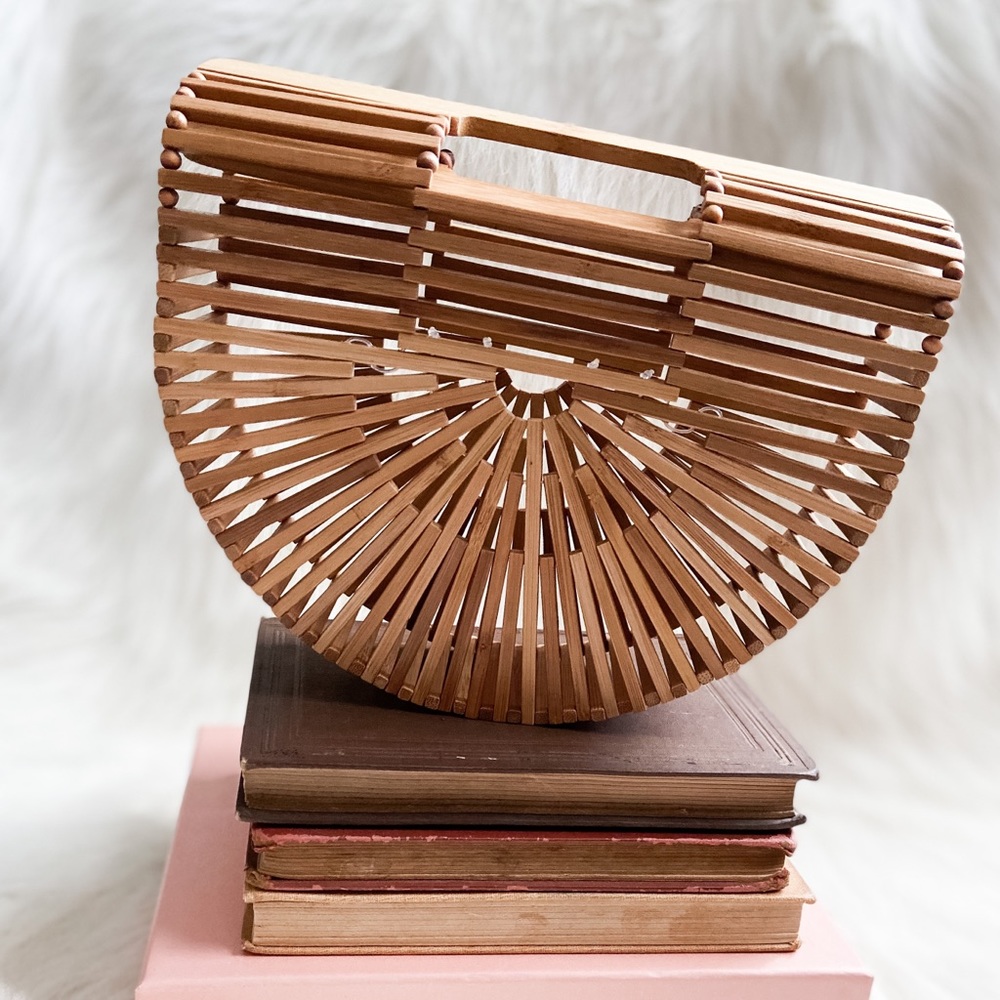 Cult Gaia Bamboo Basket Bag